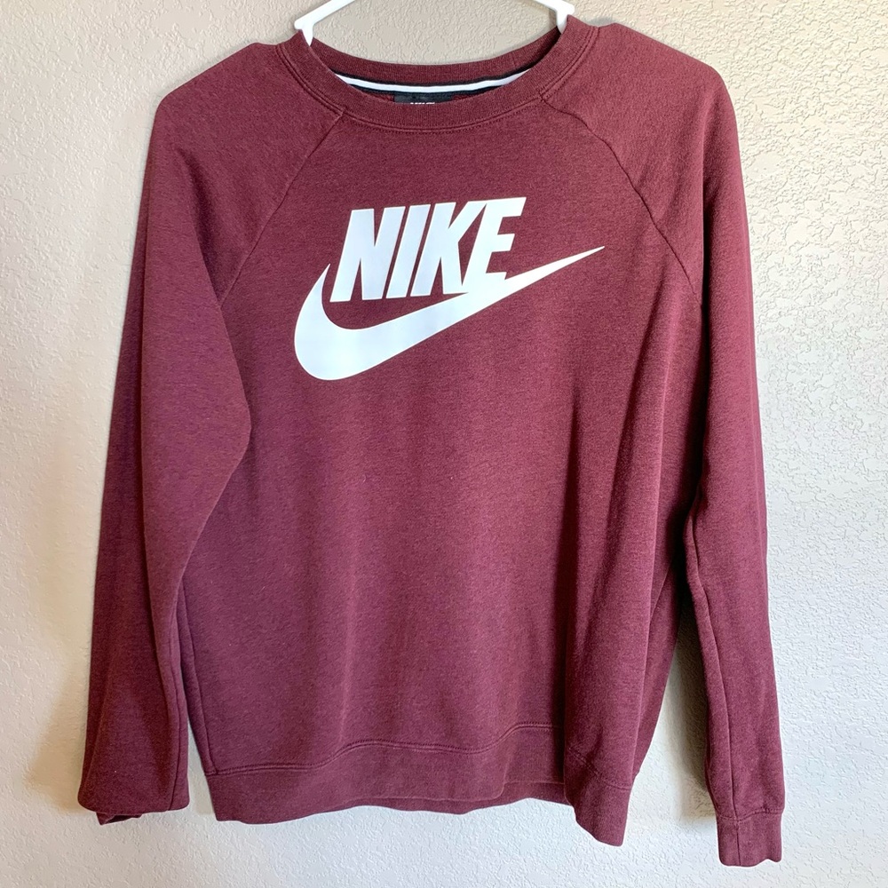 Nike | Fleece Crewneck | MAROON - SMALL